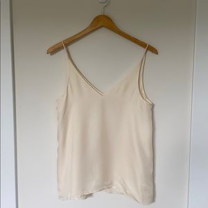 Grana white silk tank (pristine condition)